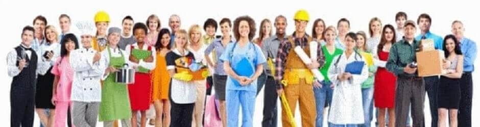 Stellensuche verschiedener Branchen